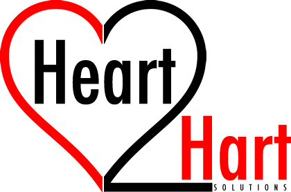 heart logo medium black